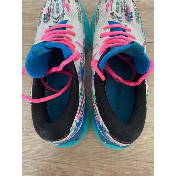 ASICS Gel-Nimbus 24 Running Shoes Women 9.5 Multi Tropical‎ Print Streetwear Y2K - Picture 9 of 11